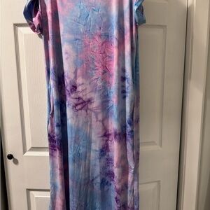 Tie-Dye Maxi Dress
